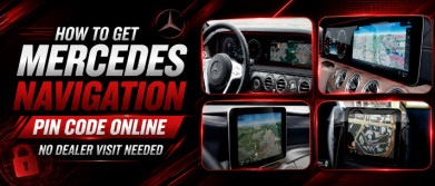 How to Get Mercedes Navigation PIN Code Online — No Dealer Visit Needed