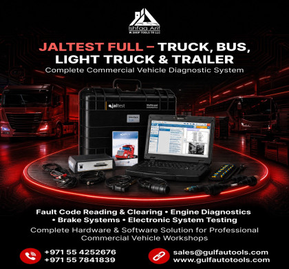 Jaltest Full diagnostic system for bus truck light truck and trailer vehicle repair in UAE